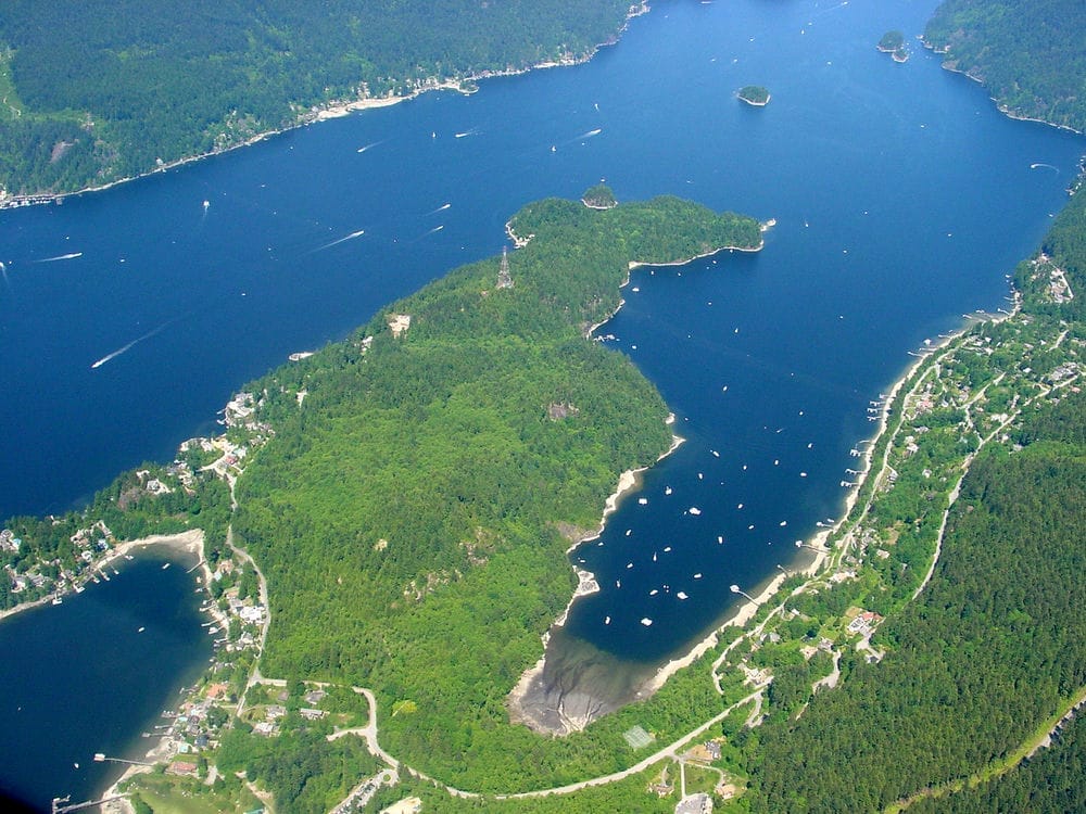 A picture of the Village of Belcarra.