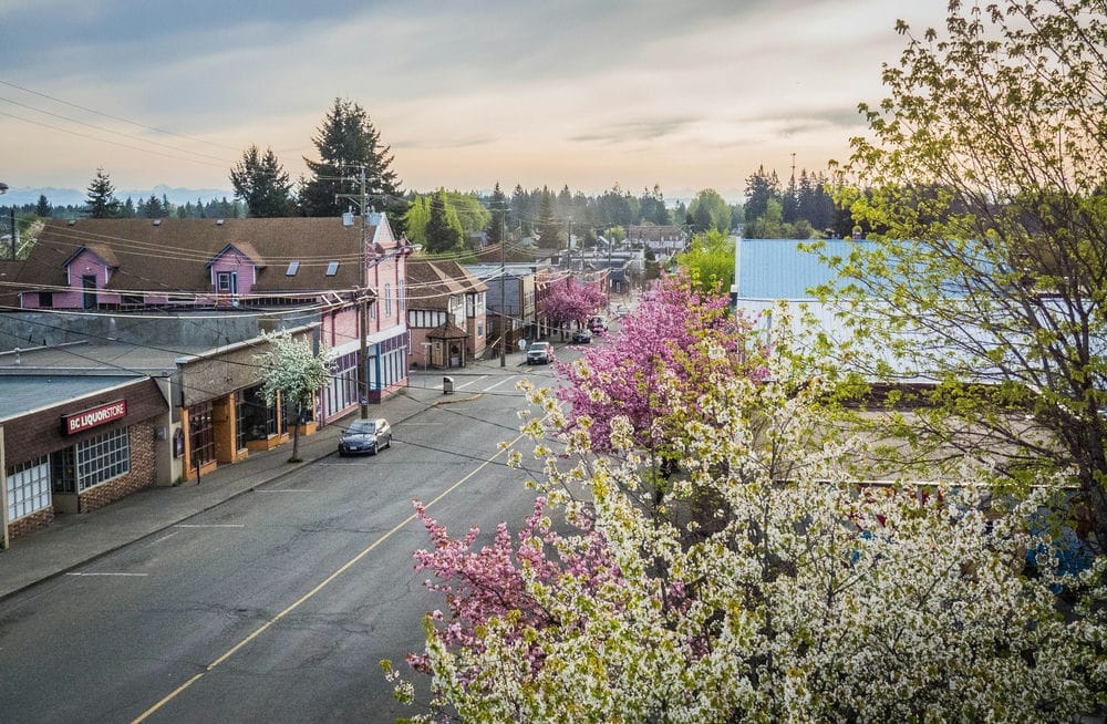 A picture of the Village of Cumberland.