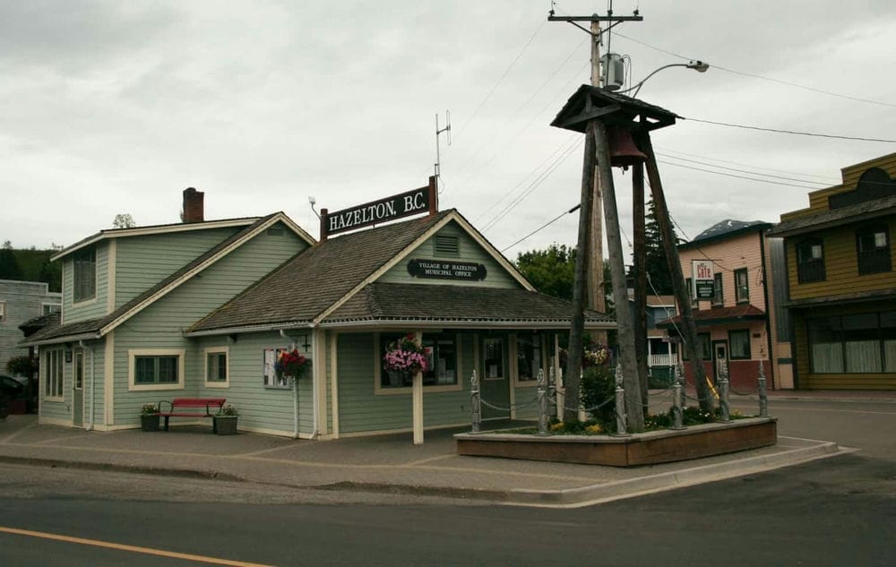 A picture of the Village of Hazelton.