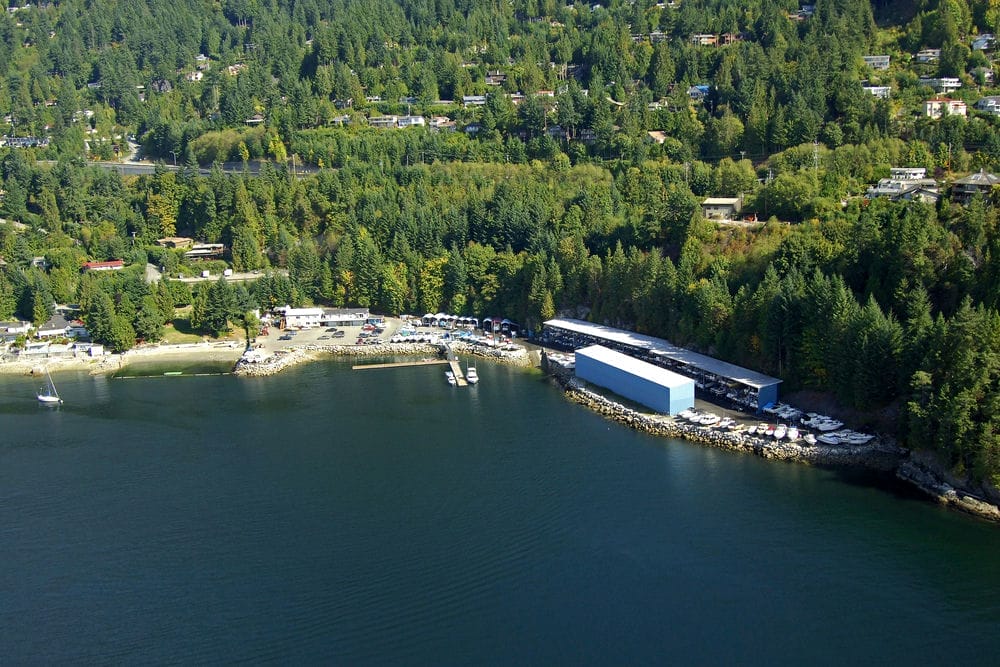 A picture of the Village of Lions Bay.