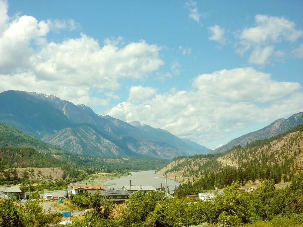 A picture of the Village of Lytton.