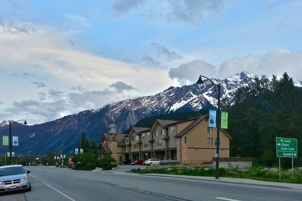 A picture of the Village of Pemberton.