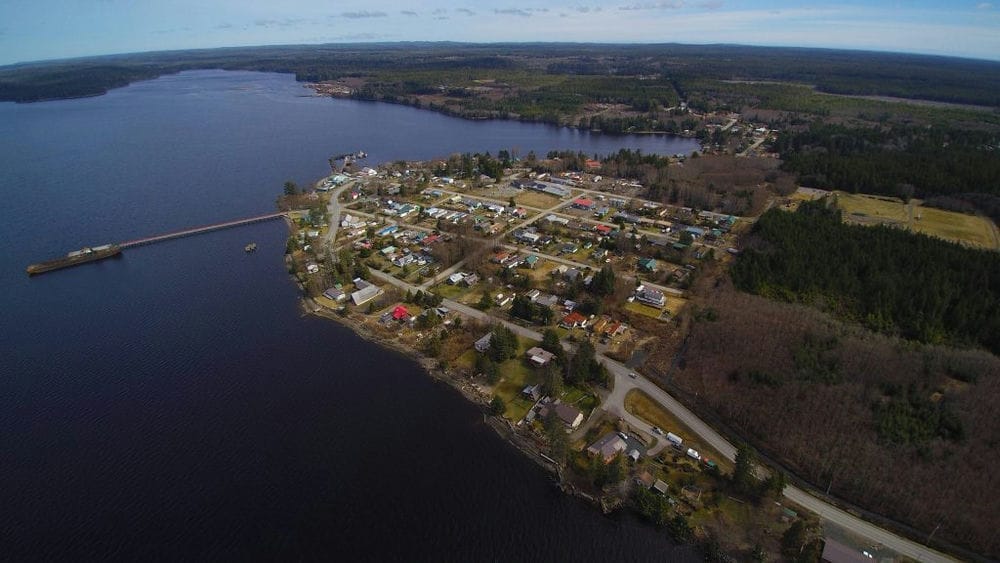 A picture of the Village of Port Clements.